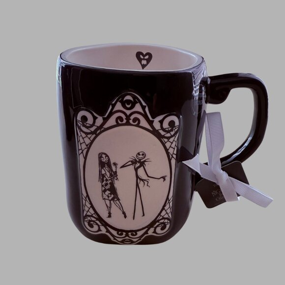 Rae Dunn Disney Nightmare Before Christmas "Love You To Death" Set of 2 Mugs - Picture 2 of 4